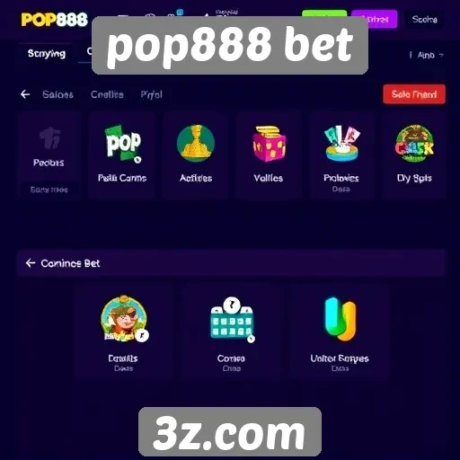Novidades na interface do site pop888 bet