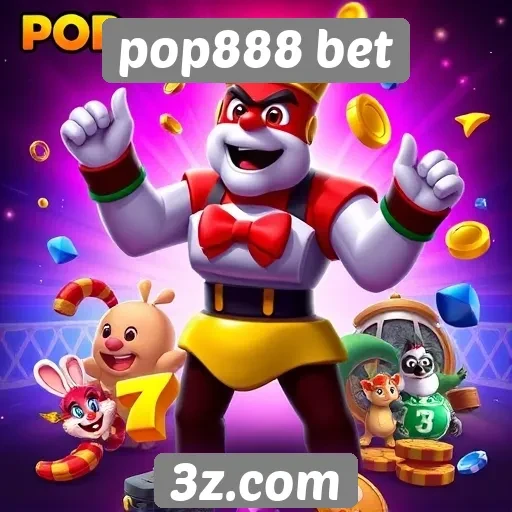 Variedade de jogos disponíveis no pop888 bet